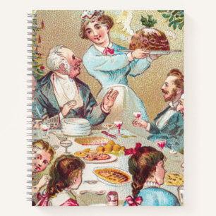 Wir wünschen Ihnen ein frohes Weihnachtsfest - Vin Notizblock