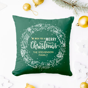 Wir wünschen Ihnen ein frohes Weihnachtsfest, Wrea Kissen