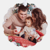 Wir wünschen Ihnen ein frohes Weihnachtsfolie nied Ornament Karte (Rückseite)