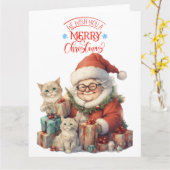 Wir wünschen Ihnen ein frohes Weihnachtsgrandma un Karte (Gelbe Blume)