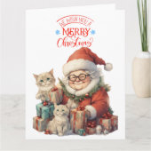 Wir wünschen Ihnen ein frohes Weihnachtsgrandma un Karte (Vorderseite)