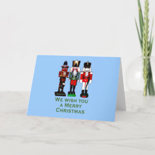 Wir wünschen Ihnen ein frohes Weihnachtslied Feiertagskarte