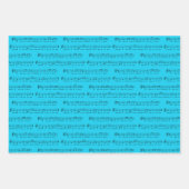 Wir wünschen Ihnen ein fröhliches klassisches Musi Geschenkpapier Set (Vorderseite 2)