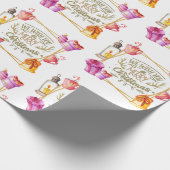 Wir wünschen Ihnen ein fröhliches Weihnachtsgesche Geschenkpapier (Ecke)