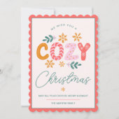 Wir wünschen Ihnen ein gemütliches Weihnachten (Vorderseite)