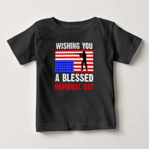 Wir wünschen Ihnen ein gesegnetes Gedenktag-62237 Baby T-shirt