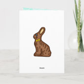 Wir wünschen Ihnen ein glückliches Ostern | Niedli Dankeskarte (Rückseite)