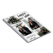 Wir wünschen Ihnen ein Joyful New Year Spiral Foto Notizblock (Rechte Seite)