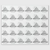 Wir wünschen Ihnen ein sehr frohes Weihnachtsfest Geschenkpapier (Flach)