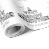 Wir wünschen Ihnen ein sehr frohes Weihnachtsfest Geschenkpapier (Rolleneckpunkt)