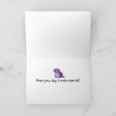 Wir wünschen Ihnen eine Dino-Milbe ... Karte (Innenseite)