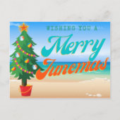 Wir wünschen Ihnen eine frohe Junemas-Postkarte Postkarte (Vorderseite)