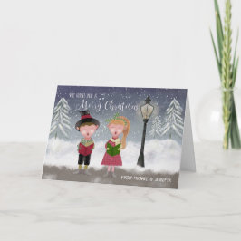 Wir wünschen Ihnen eine frohe Weihnachts-Karolerka Karte