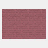 Wir wünschen Ihnen eine frohe Weihnachts-Klassik M Geschenkpapier Set (Vorderseite 2)