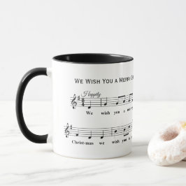 Wir wünschen Ihnen eine frohe Weihnachts-Musical-C Tasse
