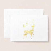 Wir wünschen Ihnen eine frohe Weihnachts-Rentierfo