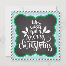 Wir wünschen Ihnen eine frohe Weihnachtskarte Feiertagskarte