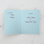 Wir wünschen Ihnen eine frohe Weihnachtskarte Karte (Innenseite)