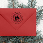 Wir wünschen Ihnen eine frohe Weihnachtszeit-Rücks Permastempel