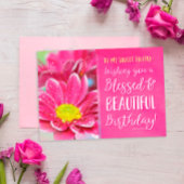 Wir wünschen Ihnen eine gesegnete und schöne Gebur Karte