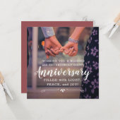 Wir wünschen Ihnen eine glückliche und gesegnete J Karte (Vorderseite/Rückseite Beispiel)