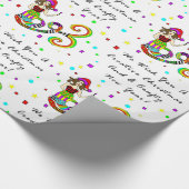 Wir wünschen Ihnen eine kreative Geschenkpapier (Ecke)