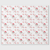 Wir wünschen Ihnen eine nubische Weihnachtsziege Geschenkpapier (Flach)