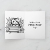 Wir wünschen Ihnen eine perfekte Freundschaft am T Karte (Innenseite)