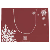 Wir wünschen Ihnen eine schöne und fröhliche Papie Große Geschenktüte (Rückseite)