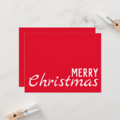 Wir wünschen Ihnen eine Weihnachtszeit voller Lieb Karte (Vorderseite/Rückseite Beispiel)