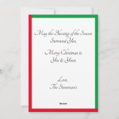 Wir wünschen Ihnen einen angenehmen Weihnachten Pi (Rückseite)