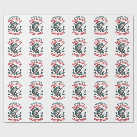Wir wünschen Ihnen einen blass-tastischen Weihnach Geschenkpapier (Flach)