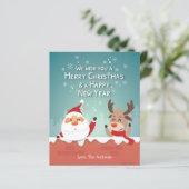 Wir wünschen Ihnen einen frohen Weihnachten Person (Stehend Vorderseite)