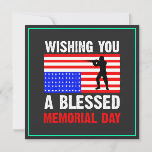 Wir wünschen Ihnen einen gesegneten Memorial Day Einladung