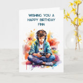 Wir wünschen Ihnen einen guten Geburtstag Personal Karte (Gelbe Blume)