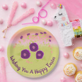 Wir wünschen Ihnen einen guten Osterpapier-Teller Pappteller (Party)