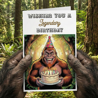 Wir wünschen Ihnen einen legendären Geburtstag Karte