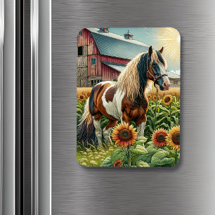 Wir wünschen Ihnen einen schönen Freund des Tages  Magnet