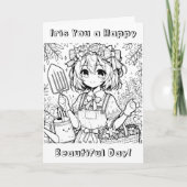 Wir wünschen Ihnen einen schönen Tag | Farbseite Karte (Vorderseite)