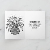 Wir wünschen Ihnen einen schönen Tag | Farbseite Karte (Innenseite)