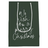 Wir wünschen Ihnen einen schönen Weihnachtsfeierta Mittlere Geschenktüte (Rückseite)
