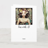 Wir wünschen Ihnen Frieden und Harmonie Karte (Rückseite)