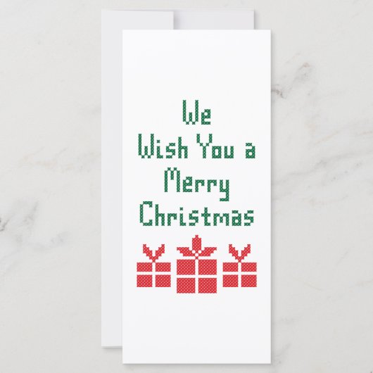 Wir wünschen Ihnen frohe Weihnachten (Vorderseite)