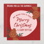 Wir wünschen Ihnen frohe Weihnachten (Vorne/Hinten)