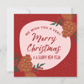 Wir wünschen Ihnen frohe Weihnachten (Vorderseite)