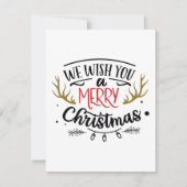 Wir wünschen Ihnen frohe Weihnachten (Vorderseite)