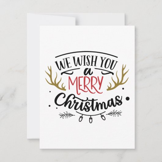 Wir wünschen Ihnen frohe Weihnachten (Vorderseite)