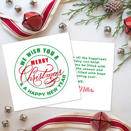 Wir wünschen Ihnen frohe Weihnachten