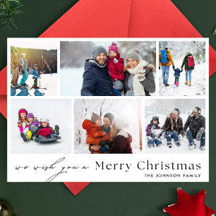 wir wünschen Ihnen FROHE WEIHNACHTEN   6 Foto-Coll
