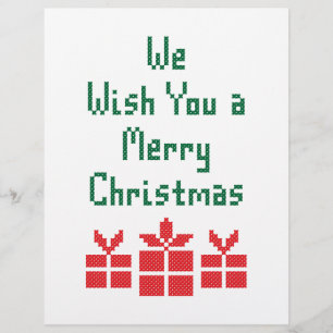 Wir wünschen Ihnen frohe Weihnachten Flyer